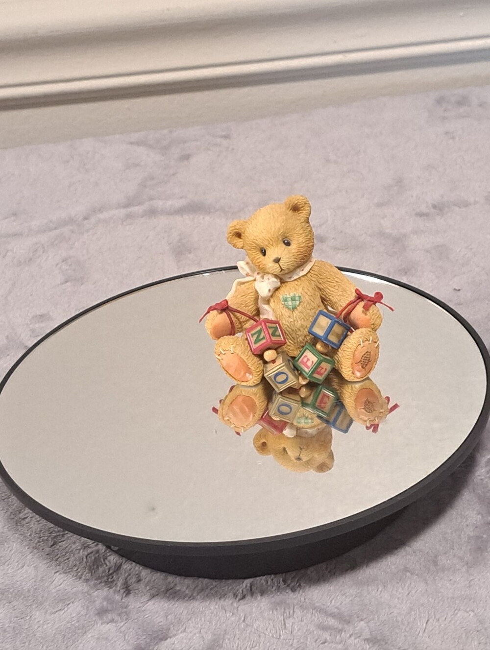 Enesco Cherished Teddy Noel Bear Figurine EUC
